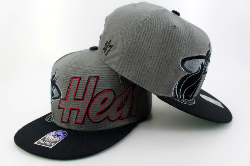 Miami Heat 47Brand Snapback Hat id08